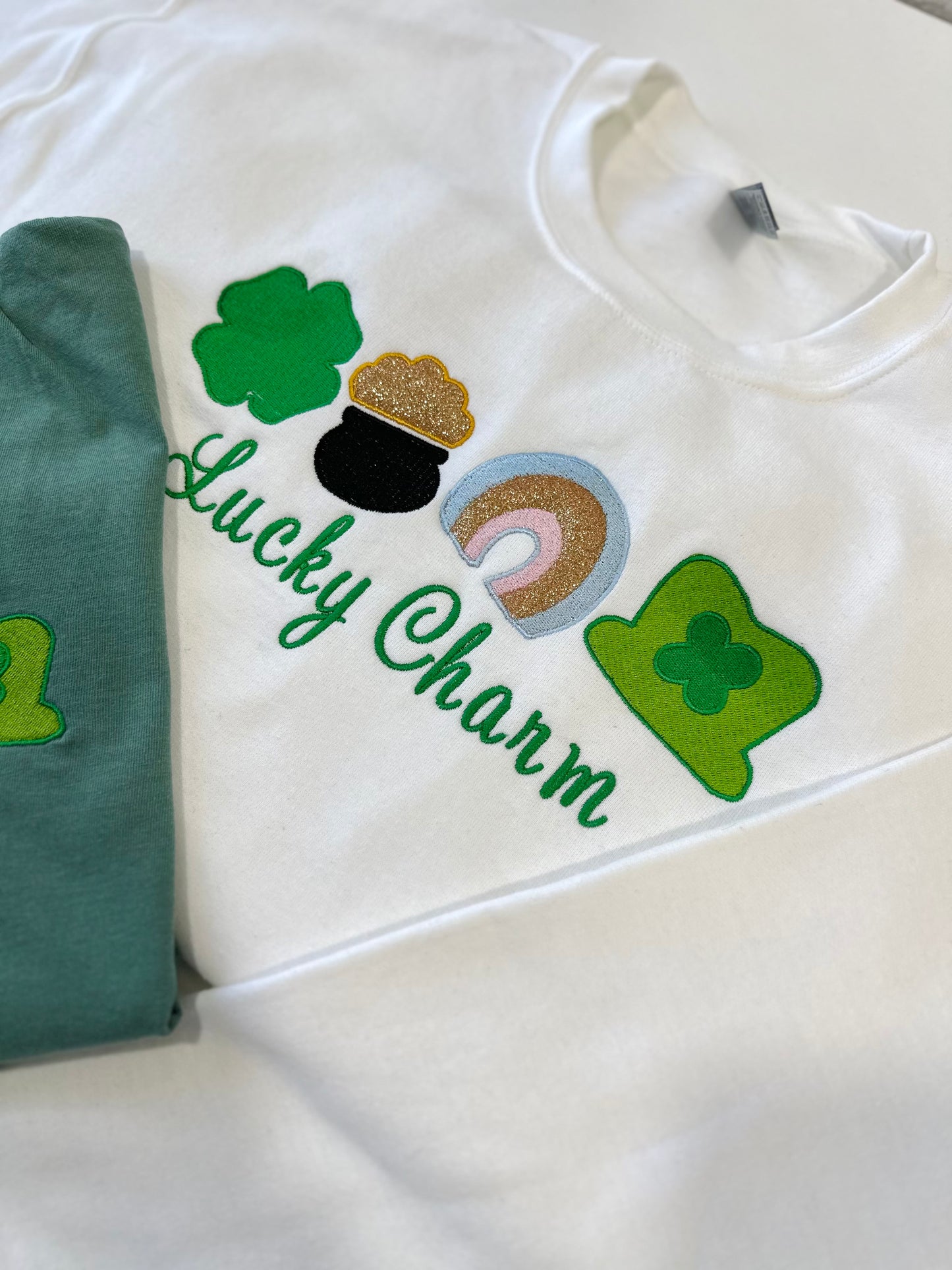 St Patrick’s Lucky Charms Embroidered T-Shirt