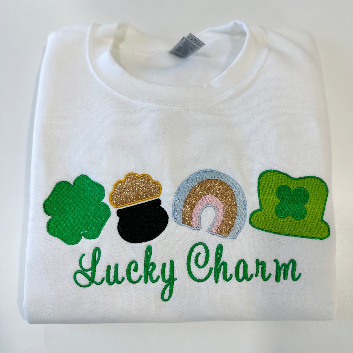 St Patrick’s Lucky Charms Embroidered T-Shirt