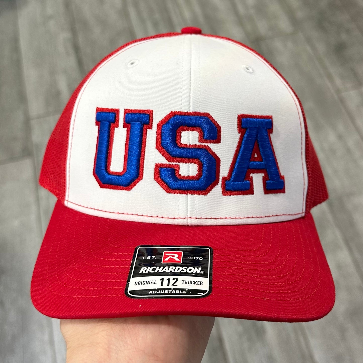 USA Trucker Hat (Richardson 112)
