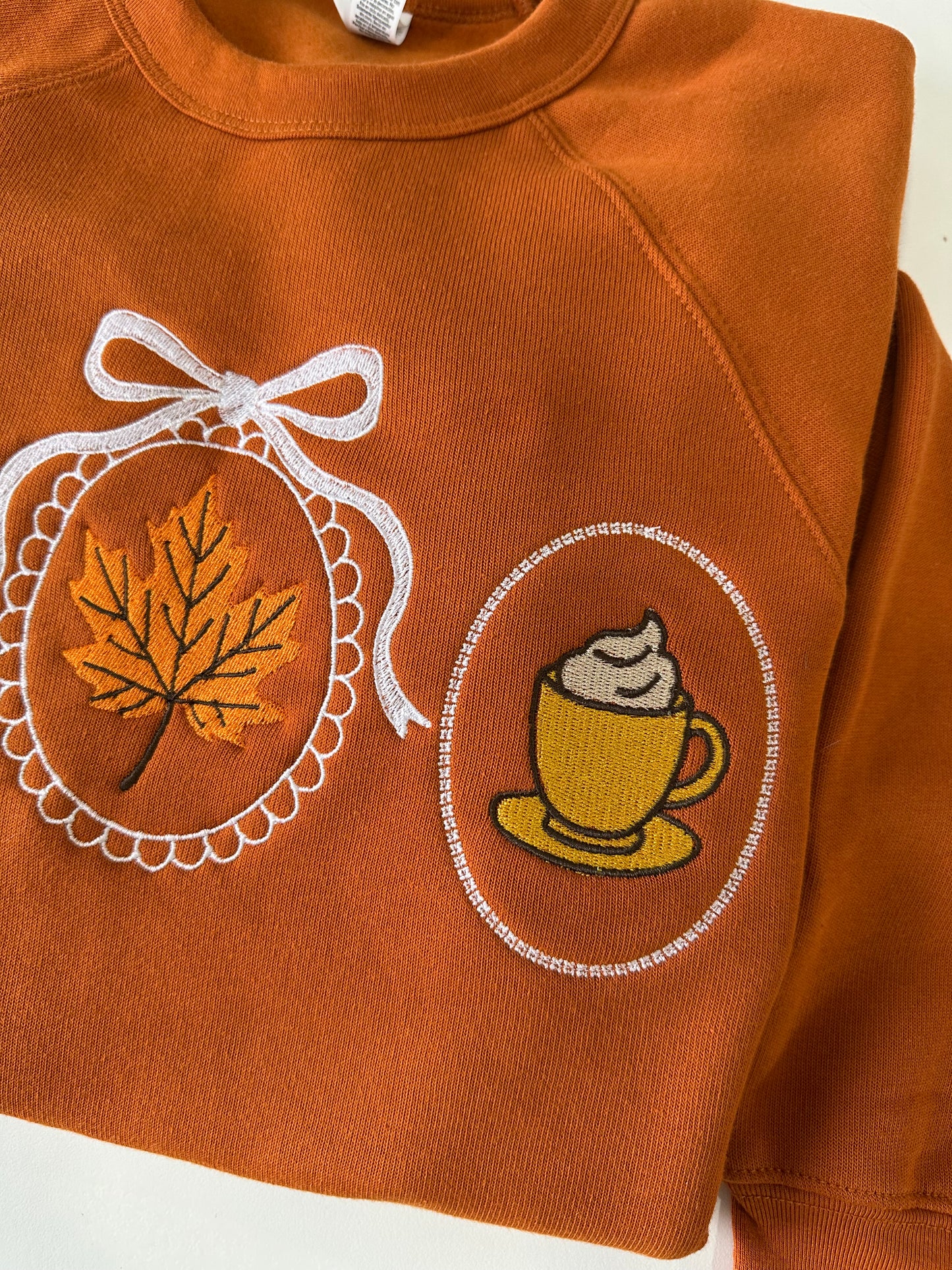 Cozy Mirrors Autumn Fall Embroidered Bella Canvas Sweatshirt