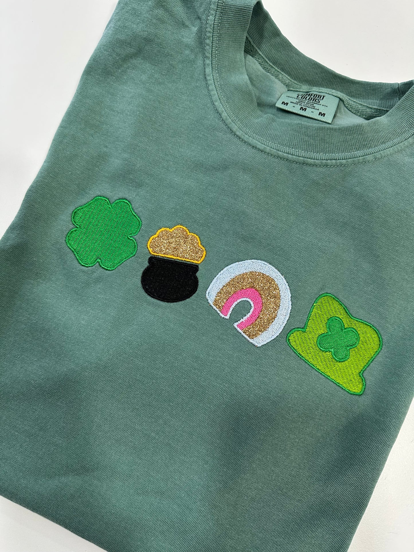 St Patrick’s Lucky Charms Embroidered T-Shirt