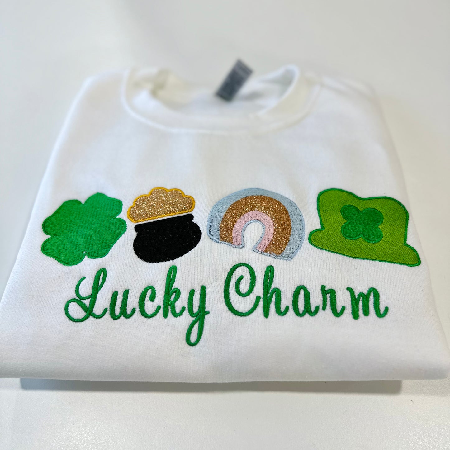 St Patrick’s Lucky Charms Embroidered T-Shirt