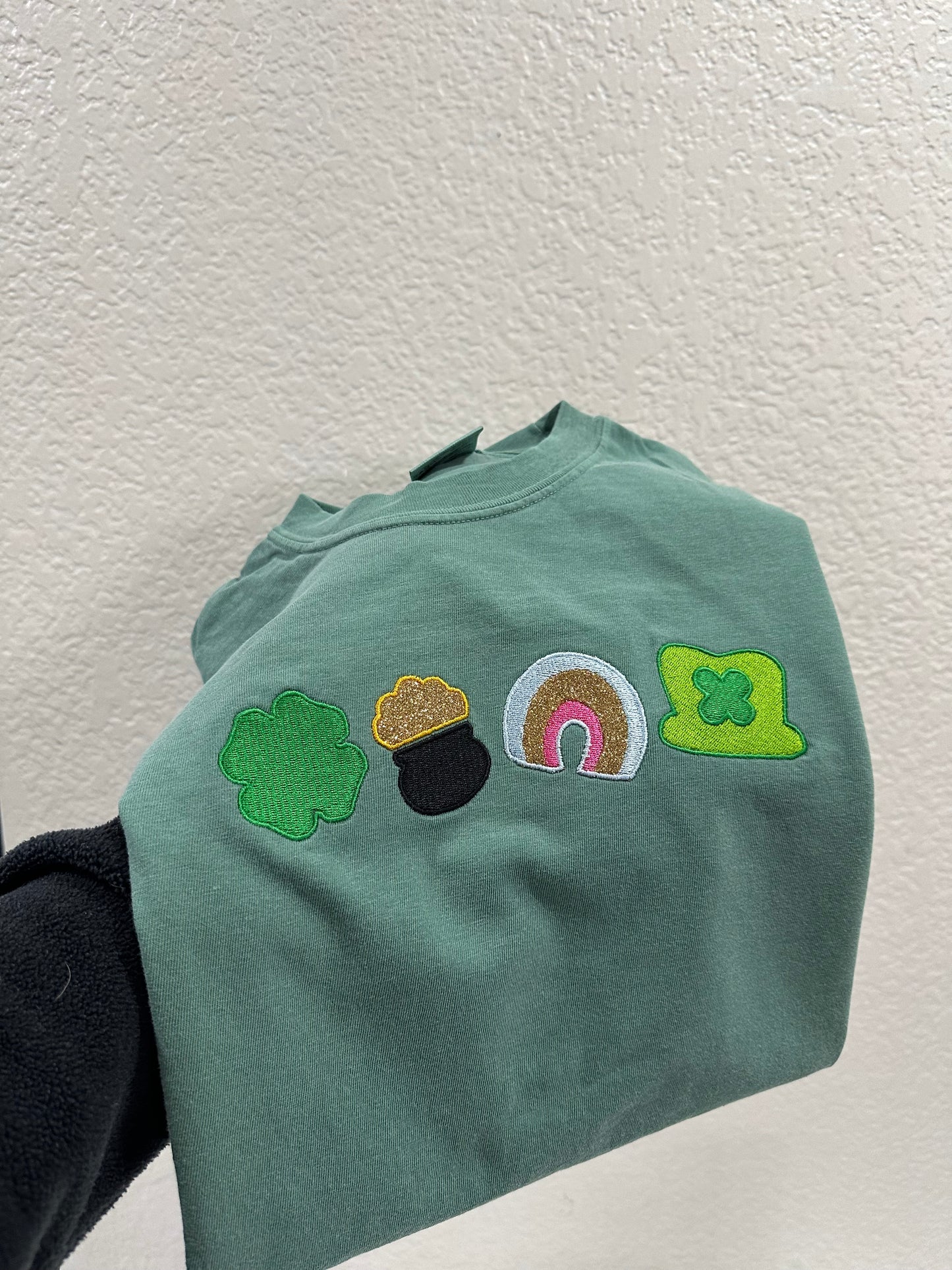 St Patrick’s Lucky Charms Embroidered T-Shirt