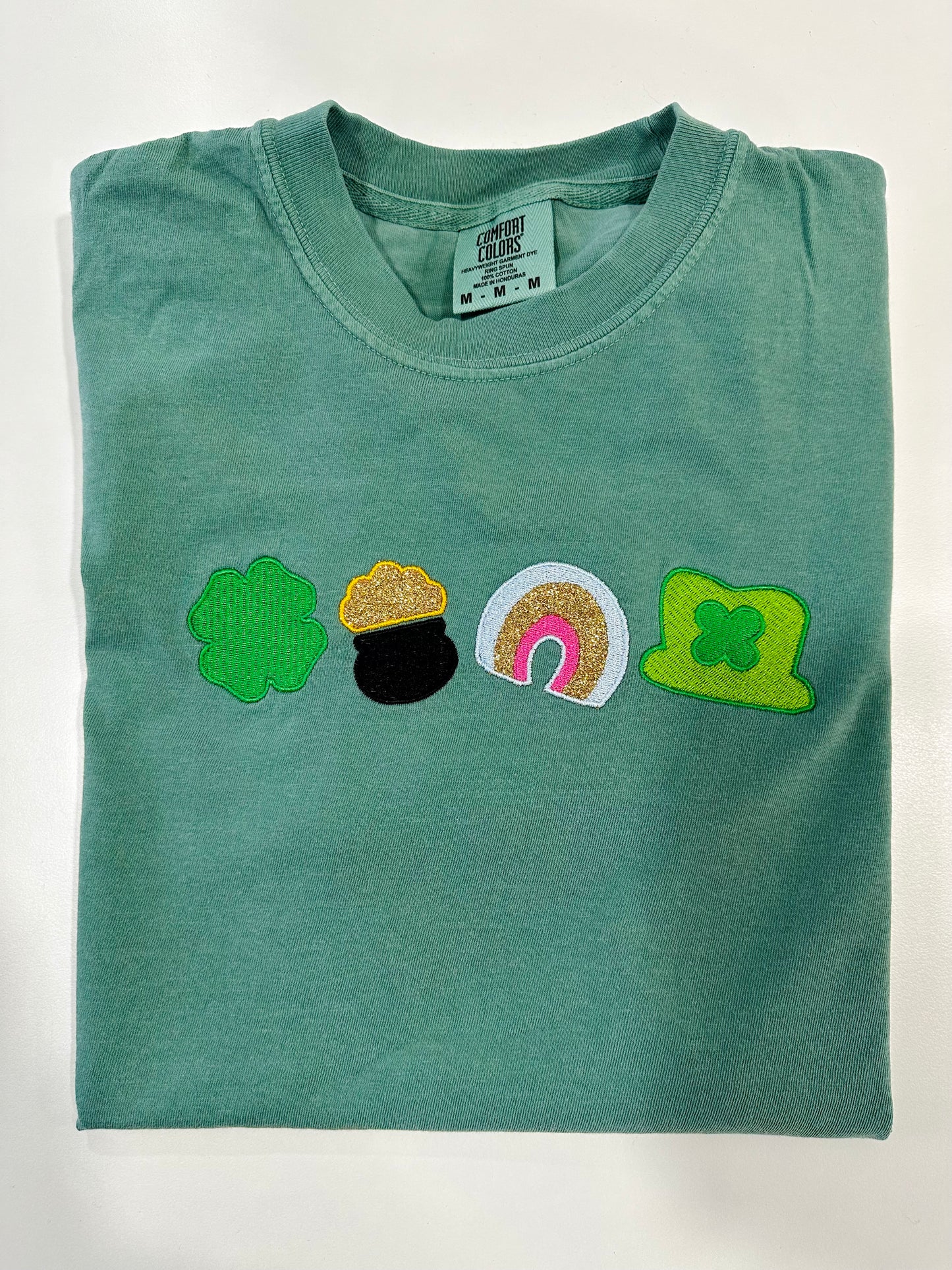 St Patrick’s Lucky Charms Embroidered T-Shirt