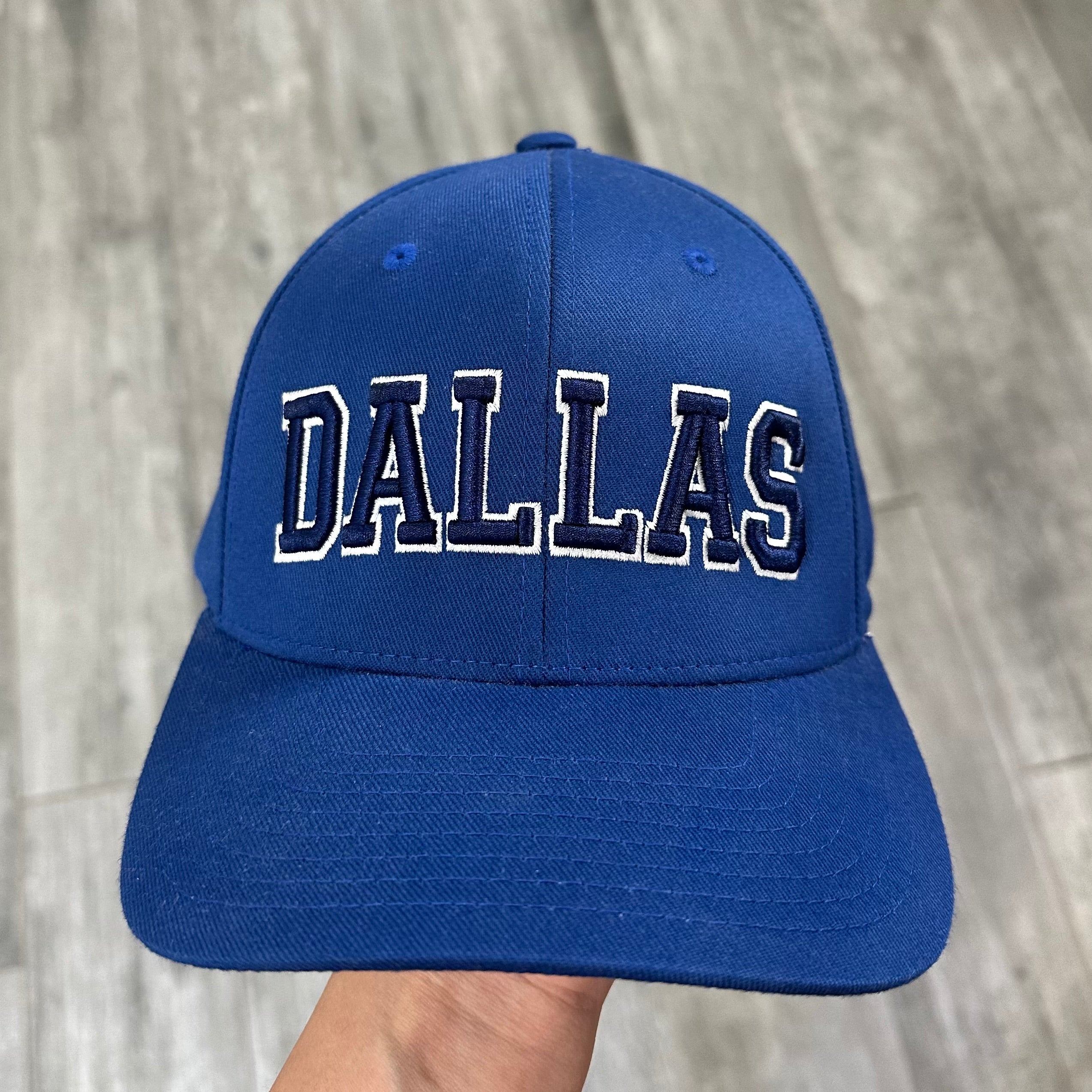 Dallas 3D Puff Embroidered Fitted Hat