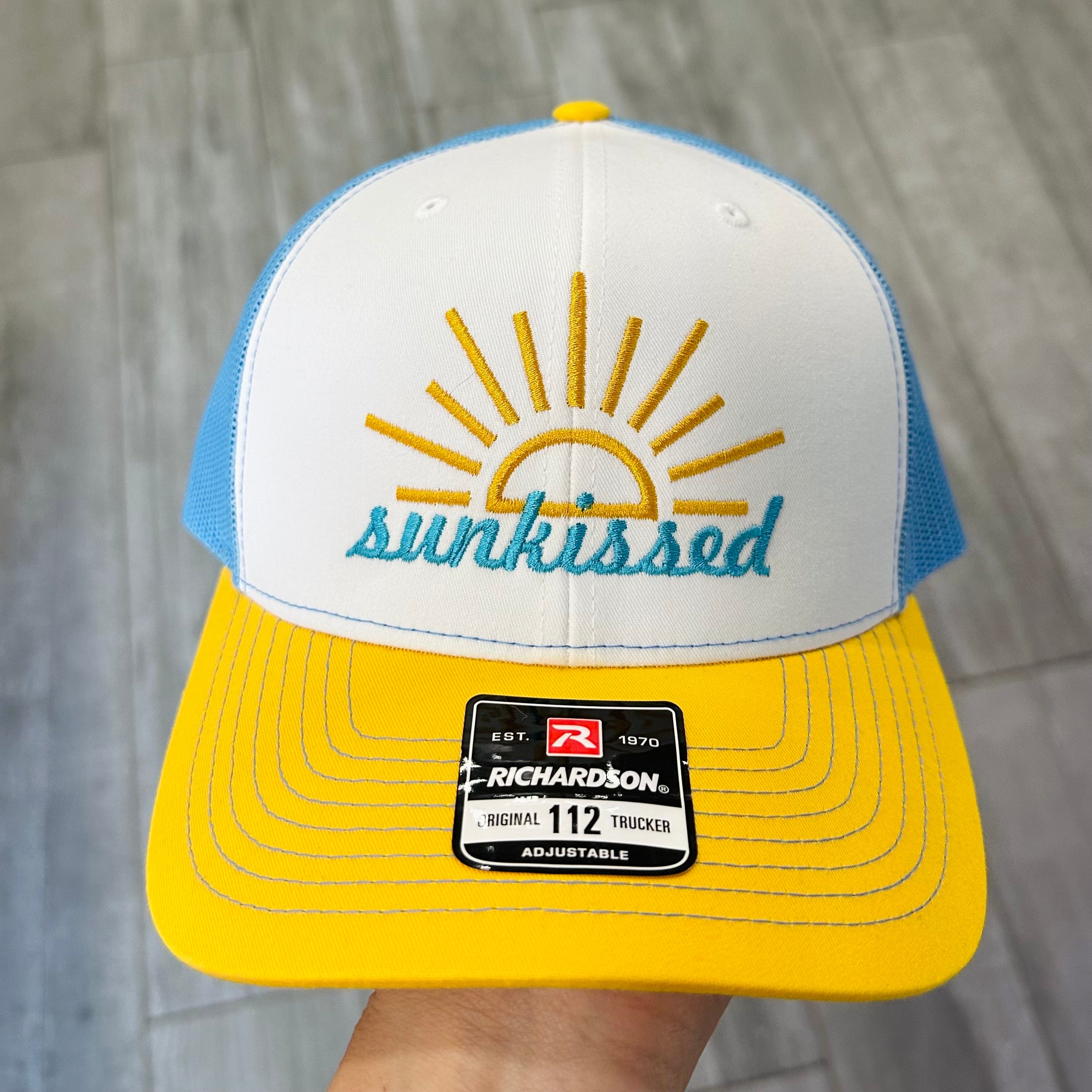 Sunkissed Embroidered Trucker Hat