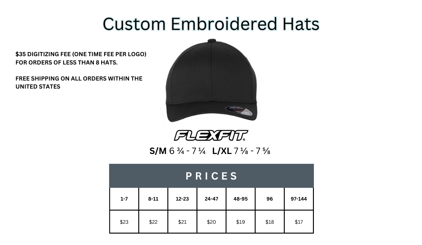 Custom Embroidered Flexfit 6277