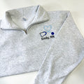 Nurse Personalized with Name Quarter Zip Pullover Embroidered