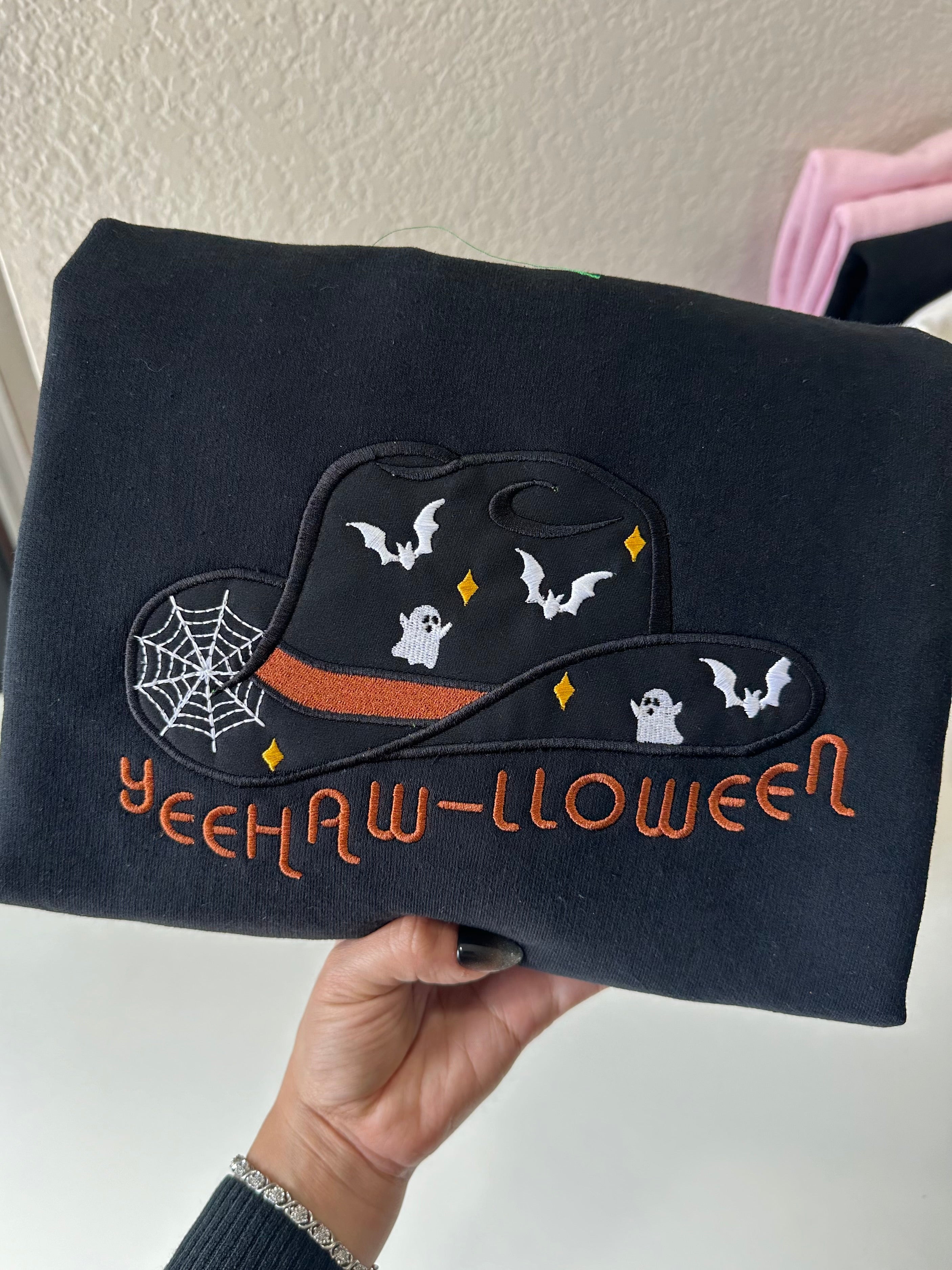 Yeehawlloween Embroidered Sweatshirt