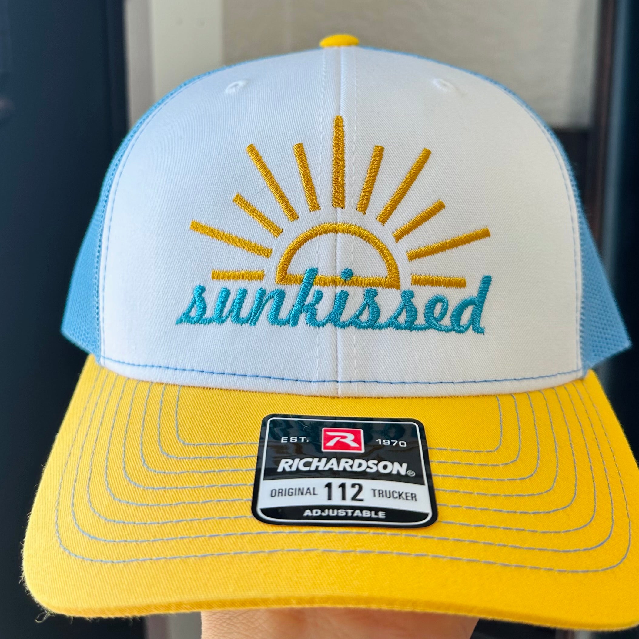 Sunkissed Embroidered Trucker Hat