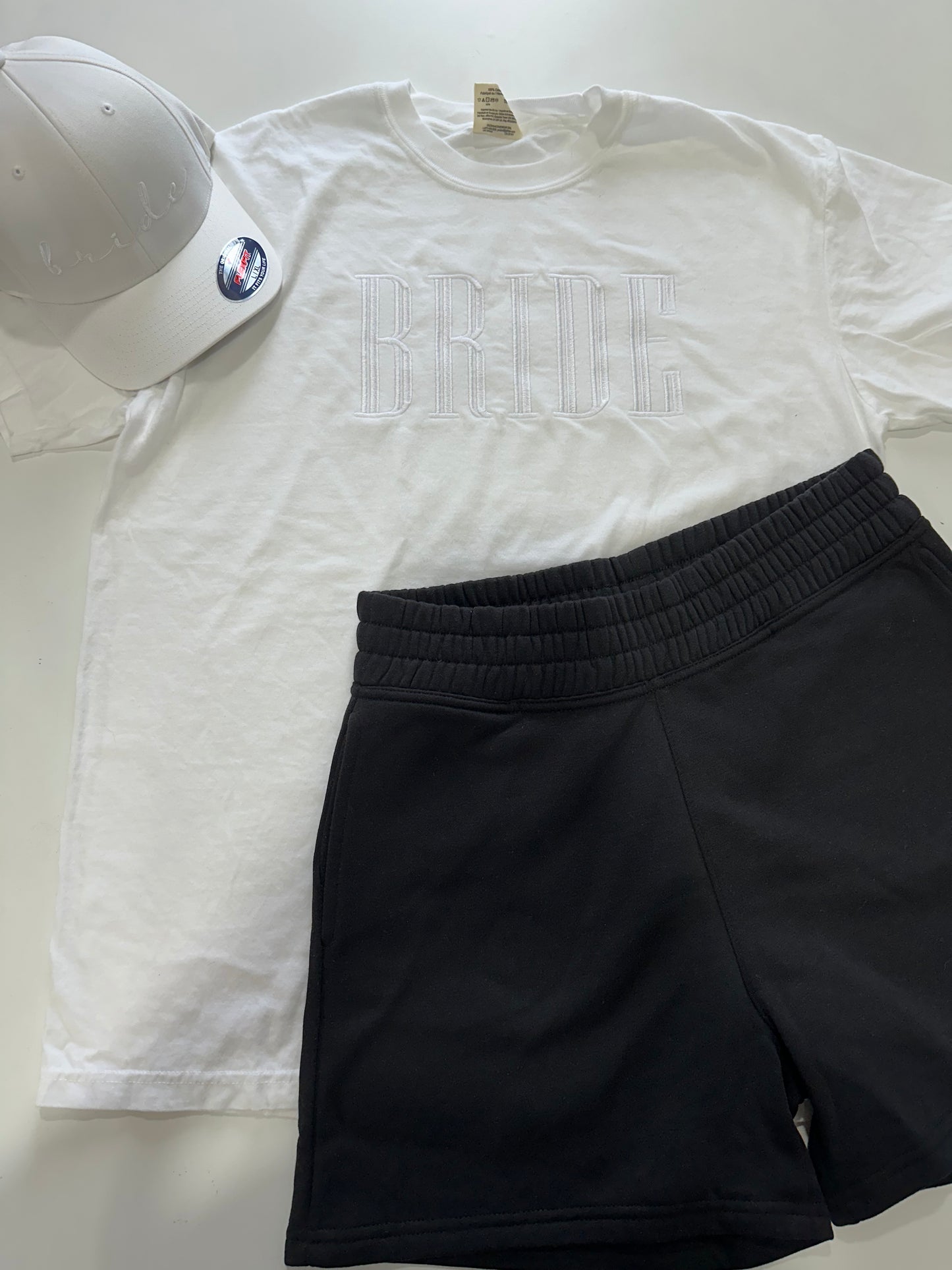 Bride Embroidered T-shirt & Hat