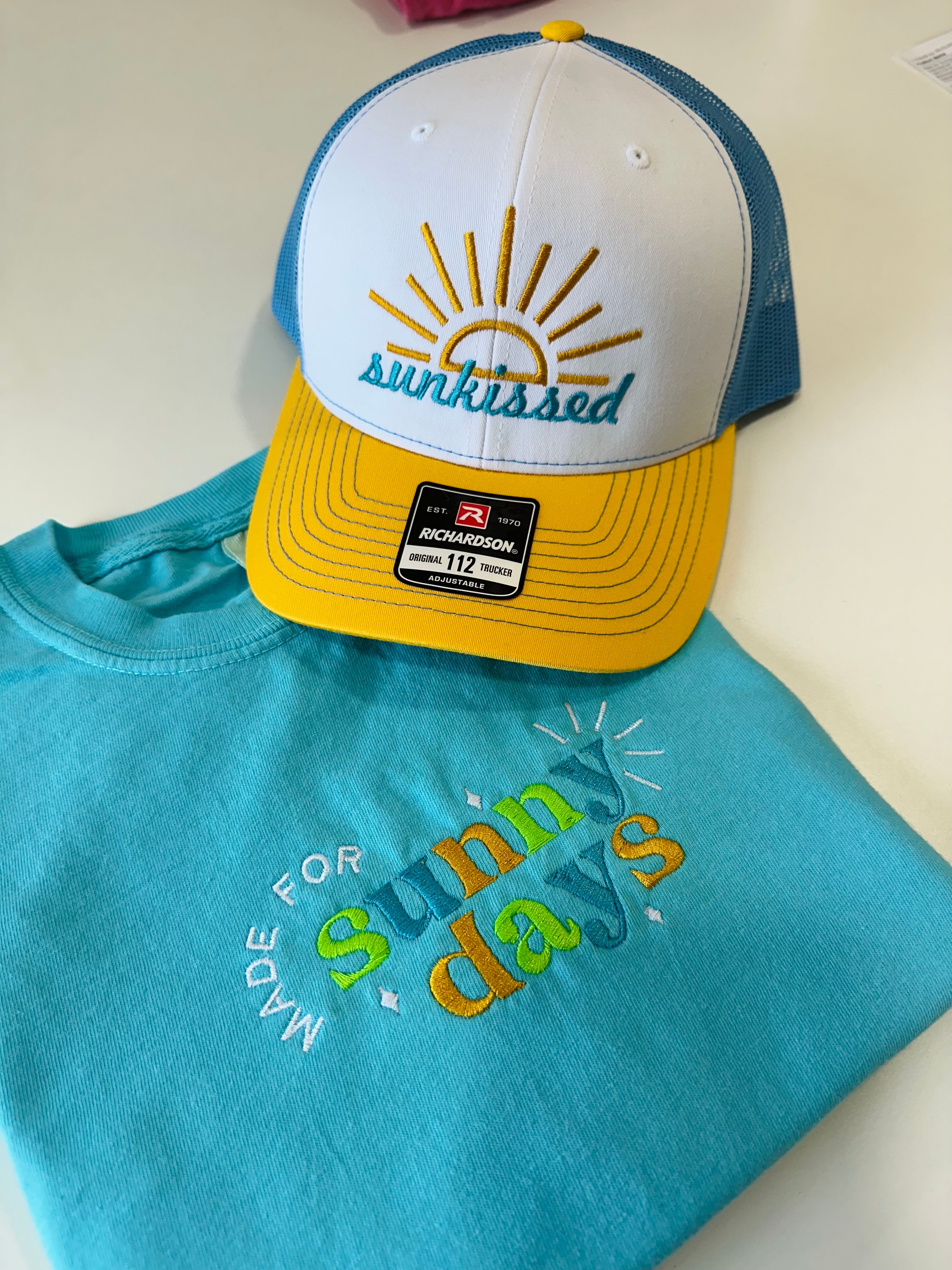 Sunkissed Embroidered Trucker Hat