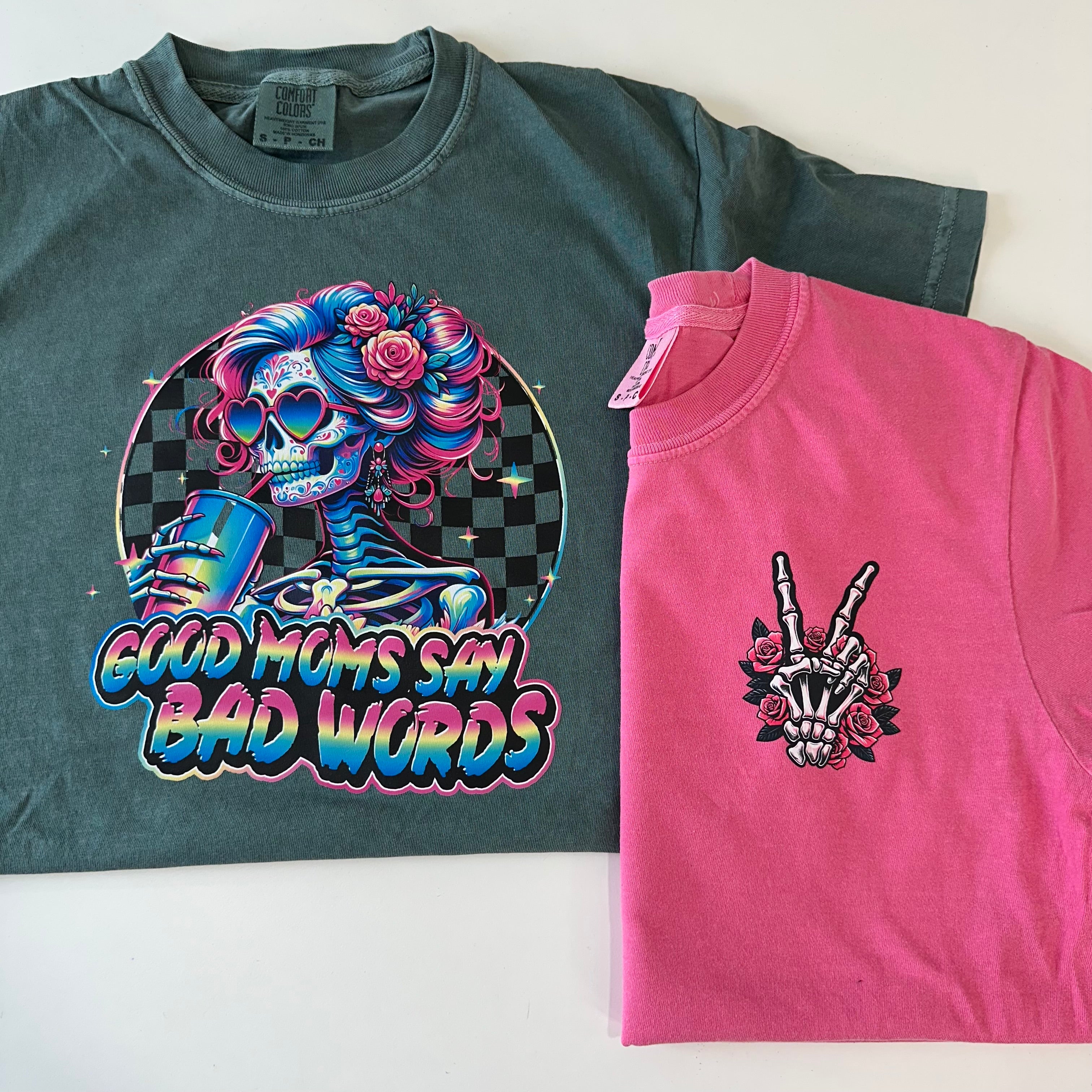 Good Moms Say Bad Words Graphic Tshirt