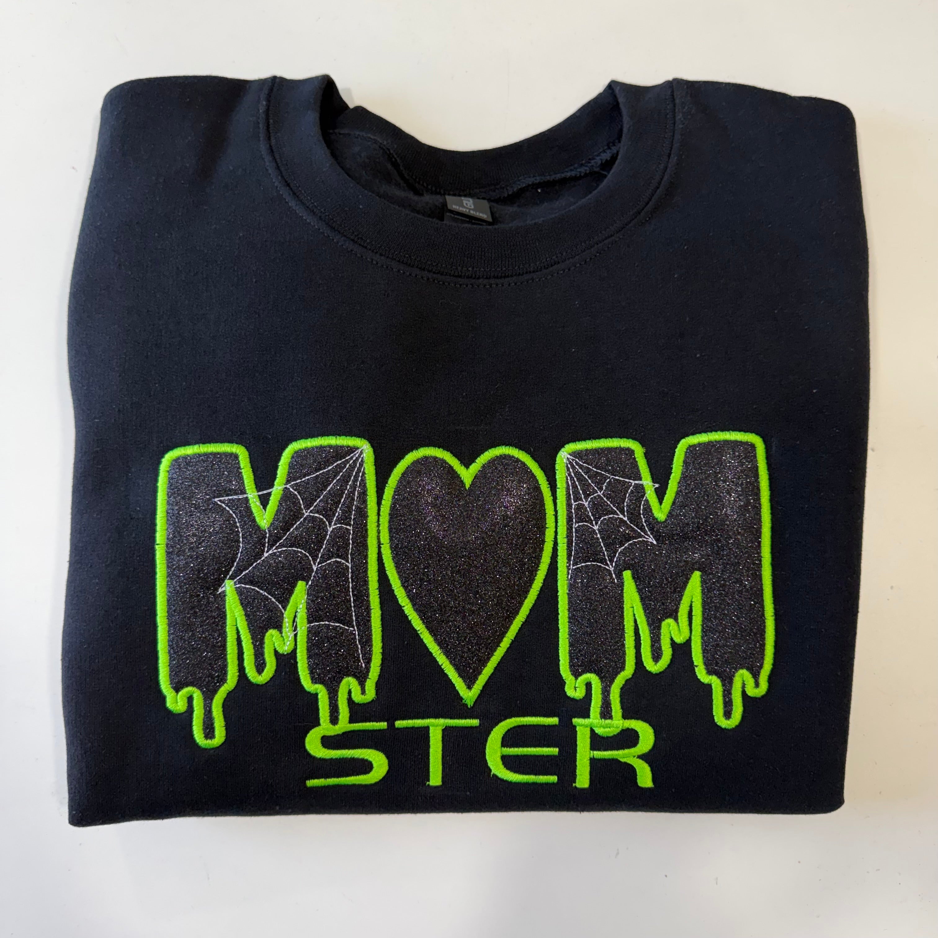 Momster Embroidered Halloween Sweatshirt