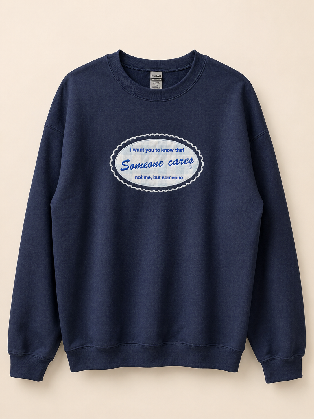 Someone Cares Embroidered Sweatshirt
