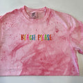 Beach Please Embroidered Tshirt